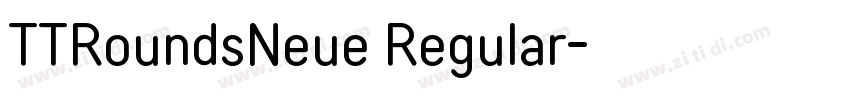 TTRoundsNeue Regular字体转换 TTRoundsNeue Regular字体转换